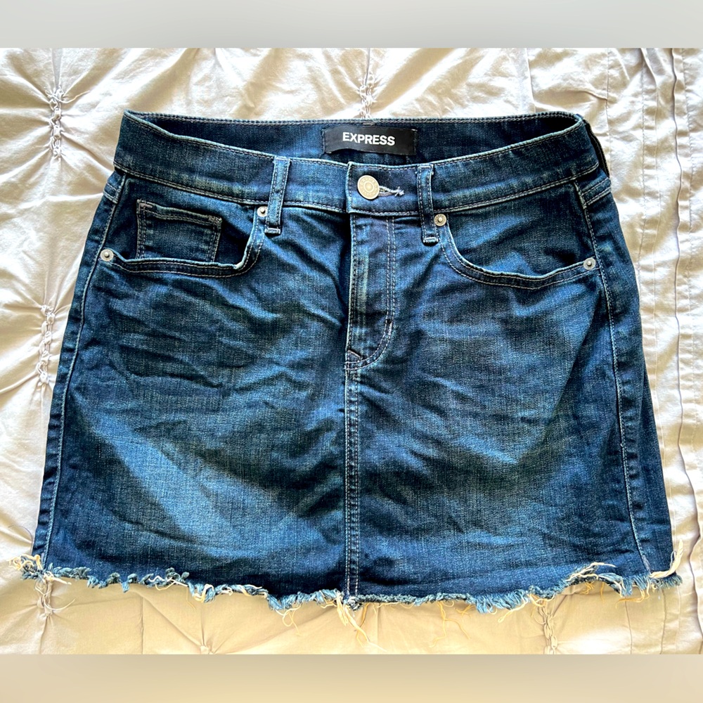 Express Jean Mini Skirt Size 2